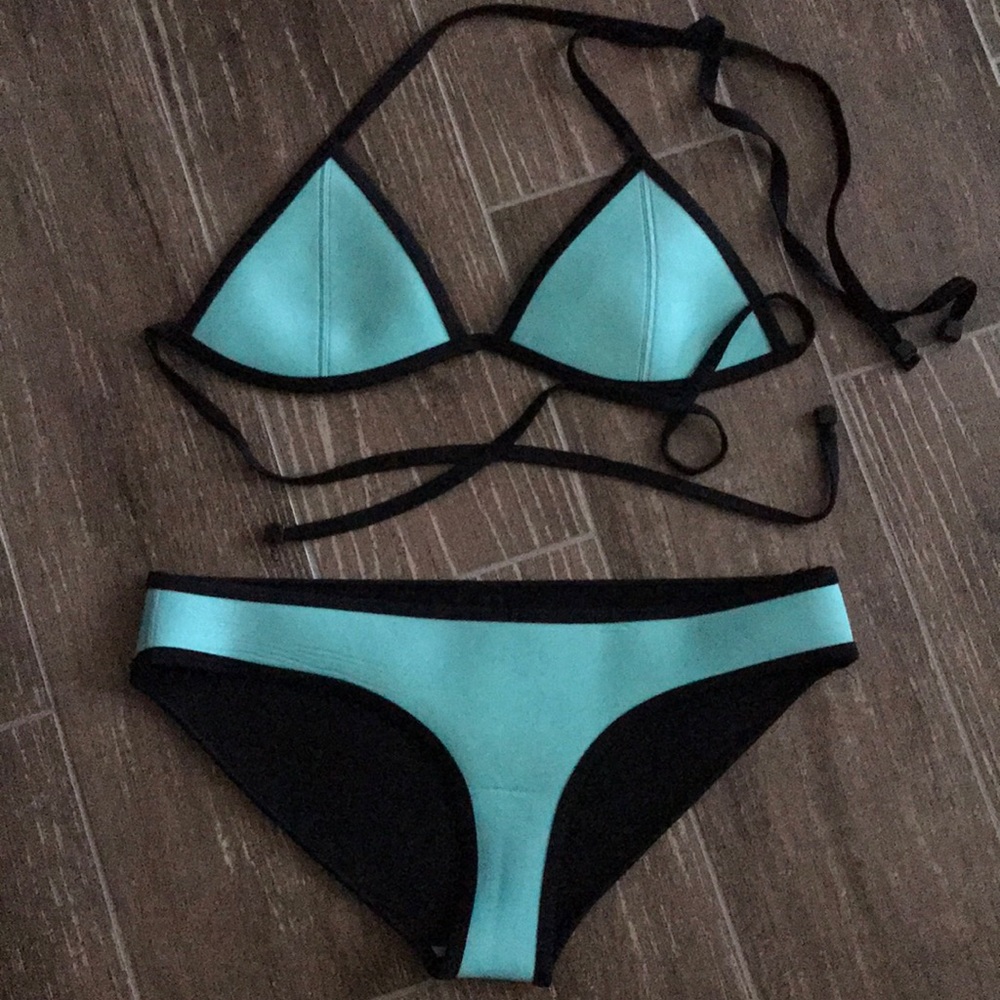 Triangl swimwear small neoprene bikini